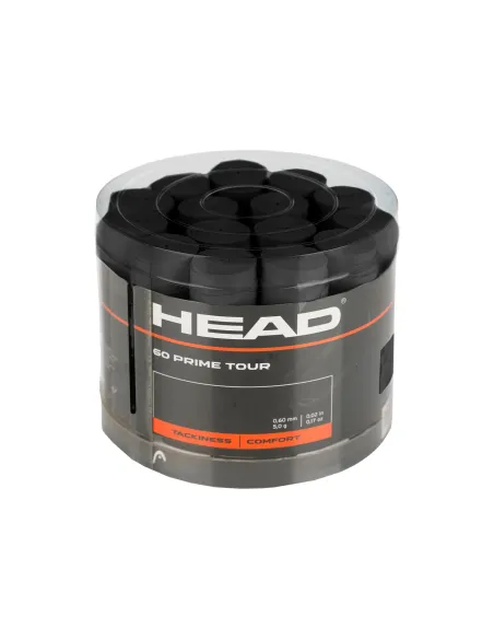 Cube 60 Stk. Overgrips Head Prime Tour Schwarz